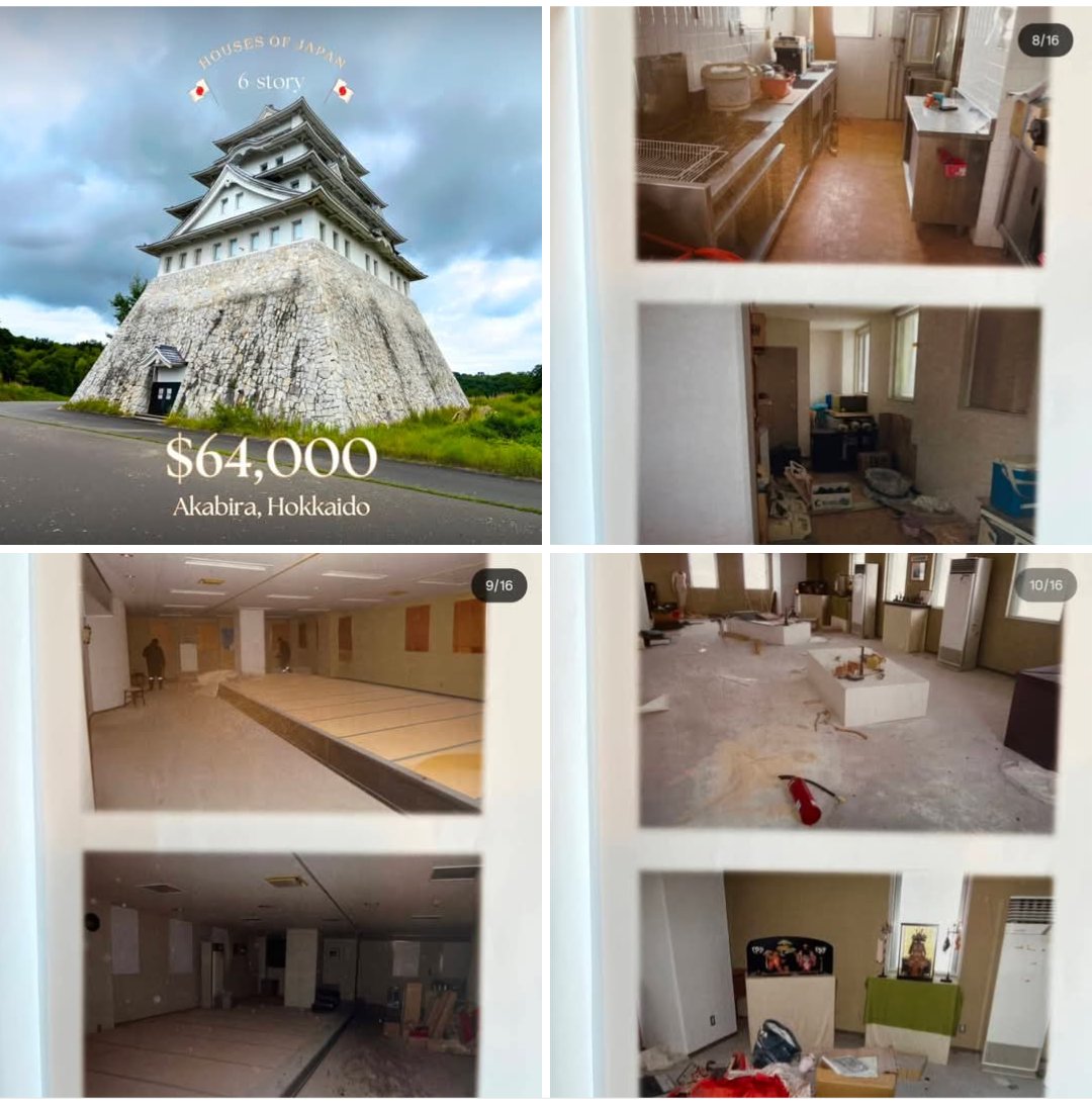 The Akabira castle, Hokkaido